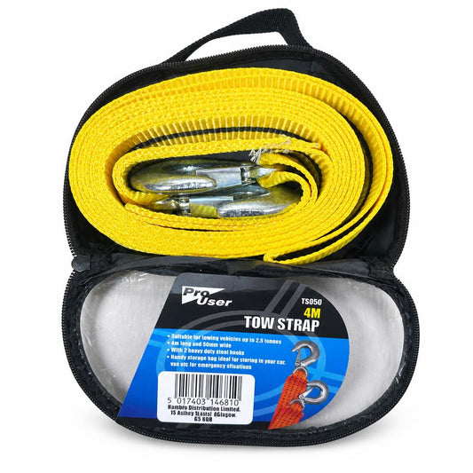 Pro User tow strap with hooks visible