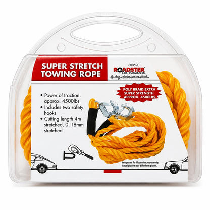 Roadster Super Stretch Towing Rope packaging front view