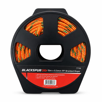 Blackspur 15m PP Braided Rope packaging
