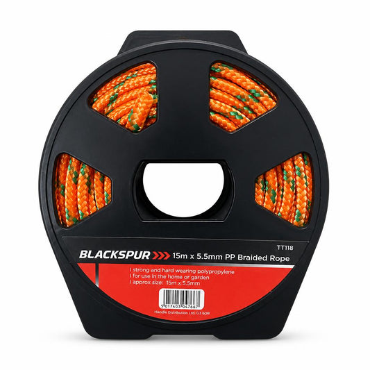 Blackspur 15m PP Braided Rope packaging