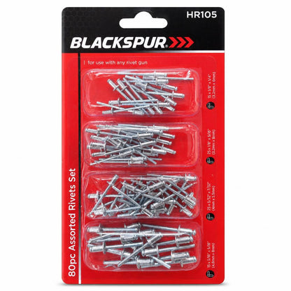 Blackspur Assorted Rivets Set HR105 - Front packaging
