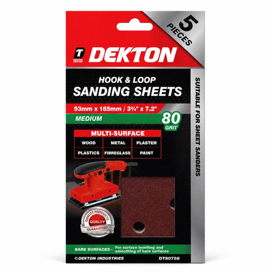 Dekton Hook & Loop Sanding Sheets packaging front