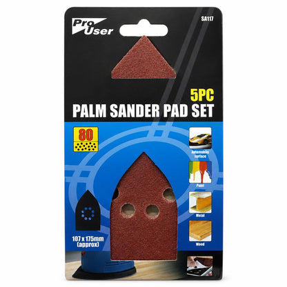Pro User Palm Sander Pad Set packaging front view