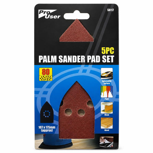 Pro User Palm Sander Pad Set packaging front view