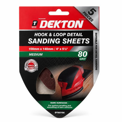 Dekton Hook & Loop Detail Sanding Sheets packaging front