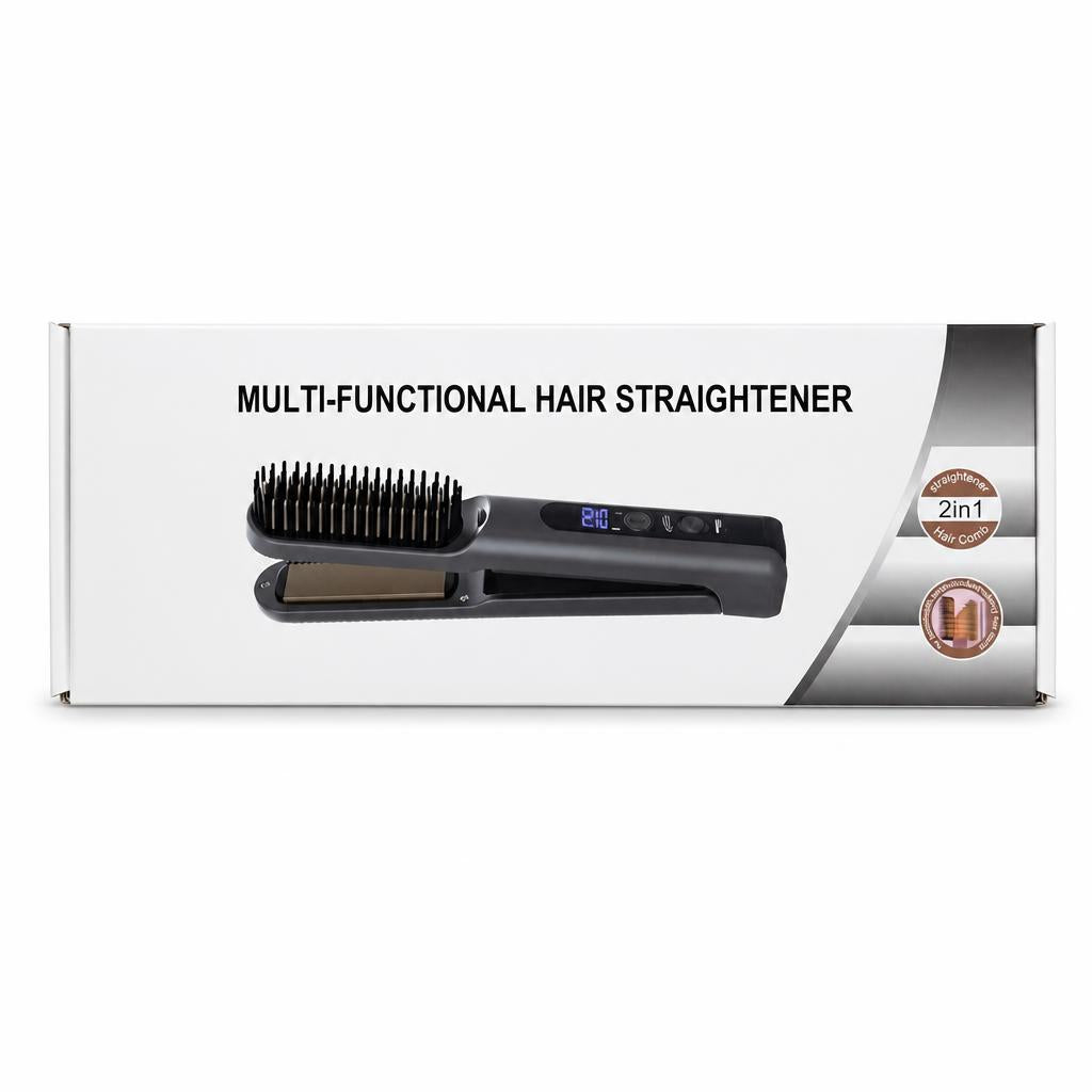 SHIFENG Multi-Functional Hair Straightener Packaging Front