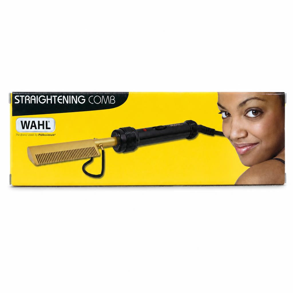 Wahl Straightening Comb box front