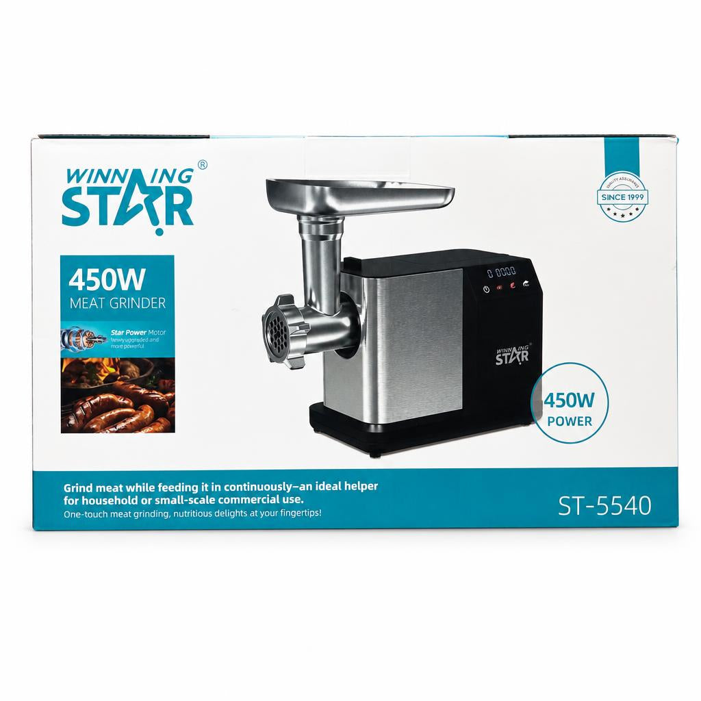 Winning Star 450W Meat Grinder ST-5540 packaging front