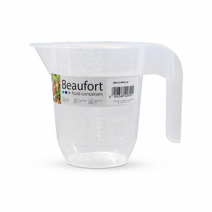 Beaufort Plastic Measuring Jug with 500ml capacity