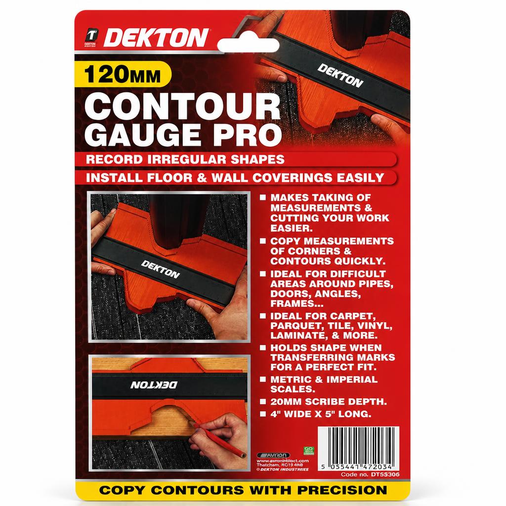 Dekton Contour Gauge Pro packaging back