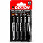 Dekton 5pc Jigsaw Blade Set packaging front view
