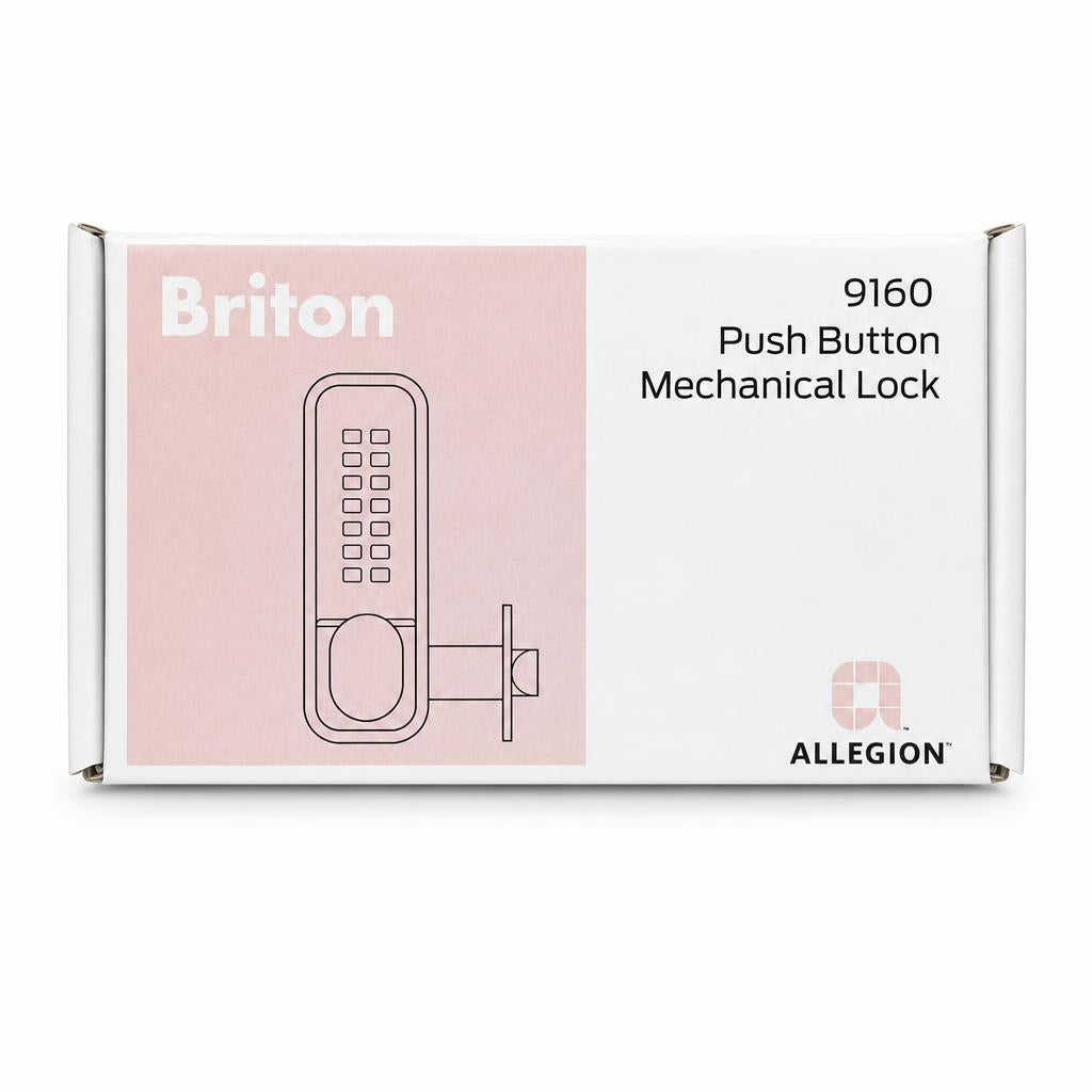 Briton Push Button Mechanical Lock box front