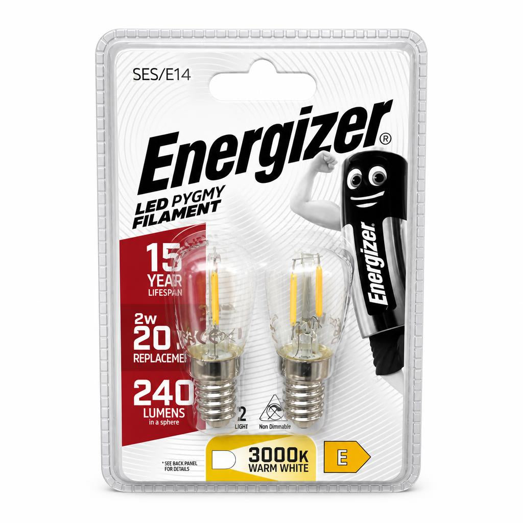 Energizer LED Pygmy Filament Bulbs packaging front