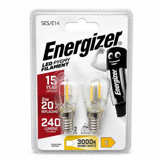 Energizer LED Pygmy Filament Bulbs packaging front