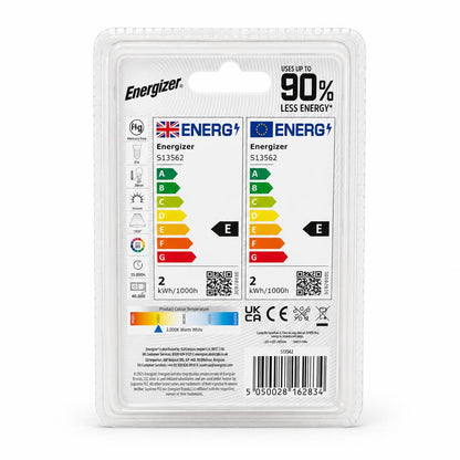 Energizer LED Pygmy Filament Bulbs packaging back