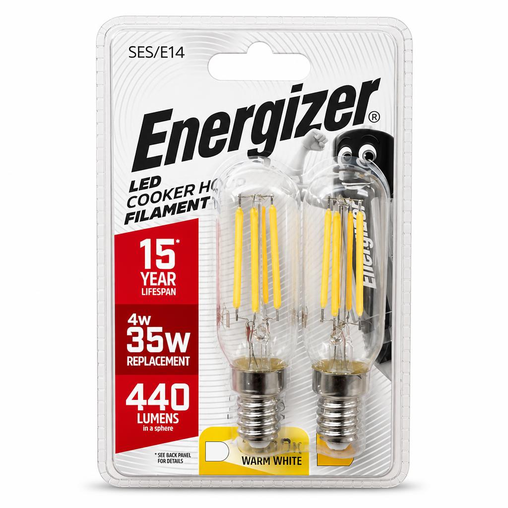 Energizer LED Cooker Hood Filament Bulb packaging front view