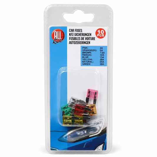All Ride car fuses assorted pack 10