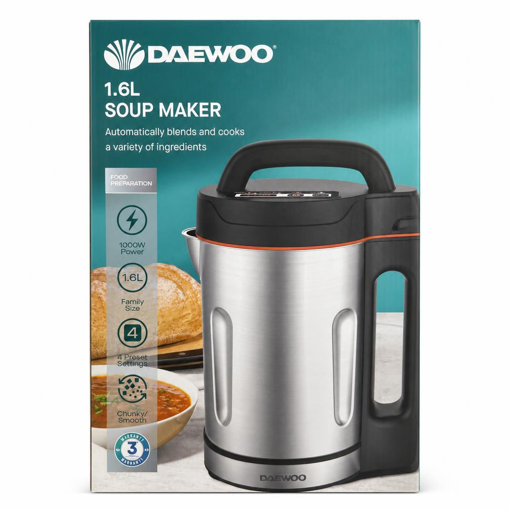 Daewoo 1.6L Soup Maker Box Front