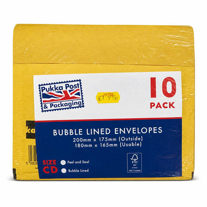 Pukka Post Bubble Lined Envelopes packaging