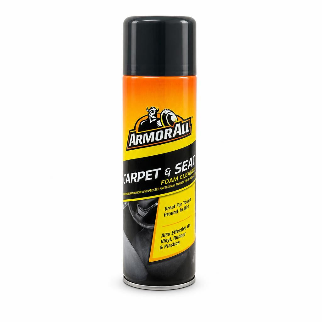 Front view of ArmorAll Carpet & Seat Foam Cleaner can