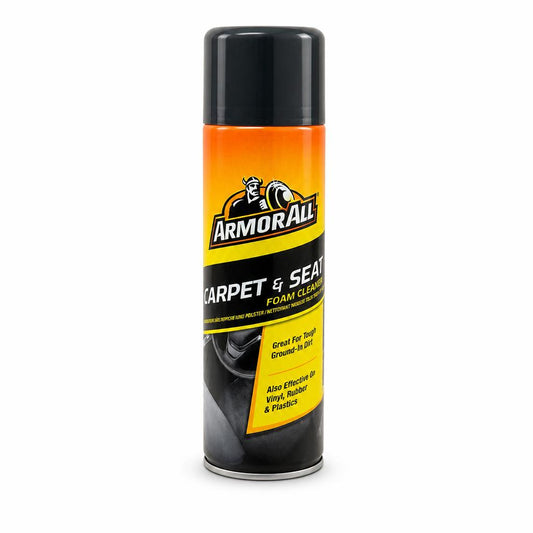 Front view of ArmorAll Carpet & Seat Foam Cleaner can