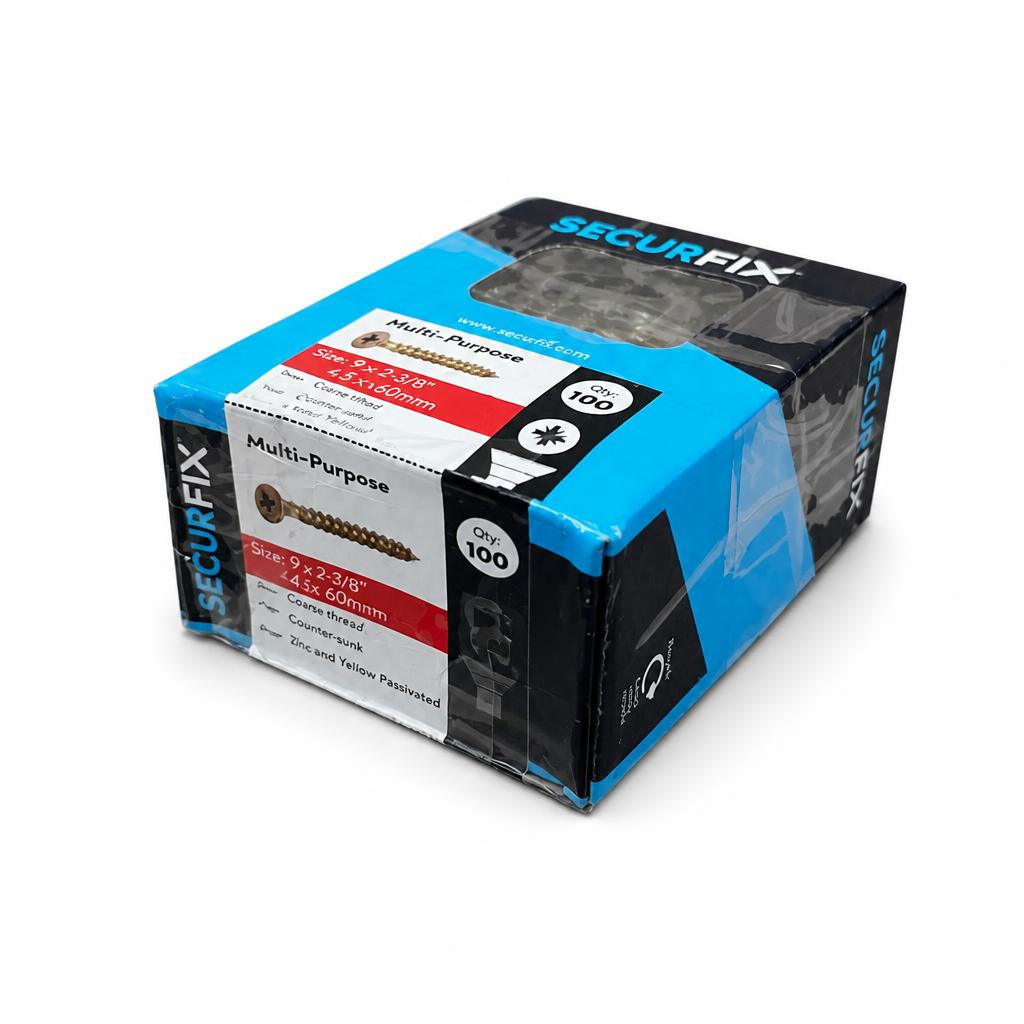 Securfix Multi-Purpose Screws package side view