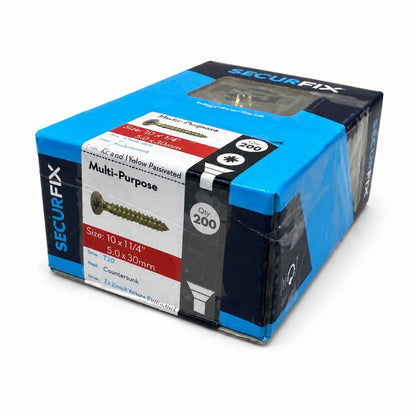 SecurFix Multi-Purpose Screws Box Side View