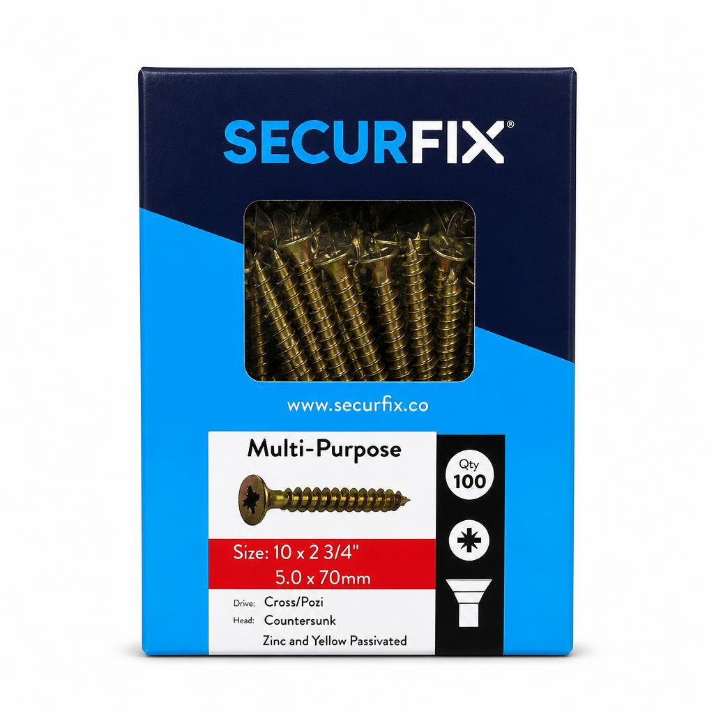 Securfix Multi-Purpose Screws front packaging