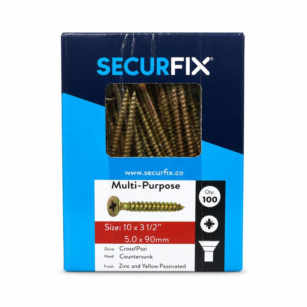 Securfix Multi-Purpose Screws packaging front