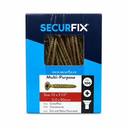 Securfix Multi-Purpose Screws packaging front