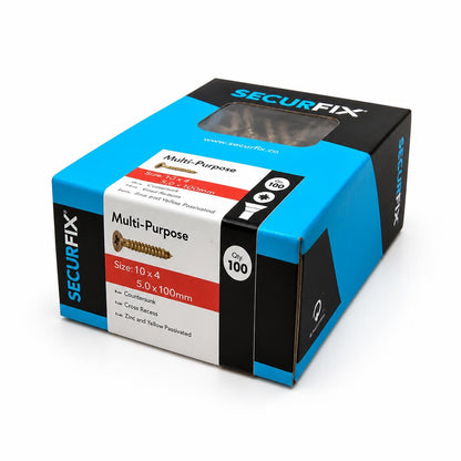 Securfix Multi-Purpose Screws packaging side view