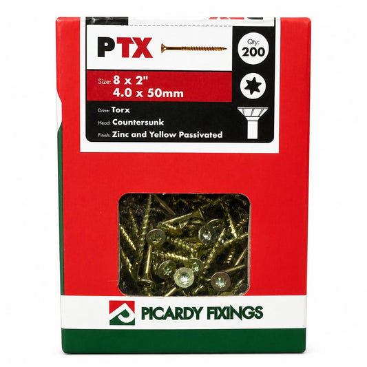 Box of Picardy Fixings PTX Torx Screws