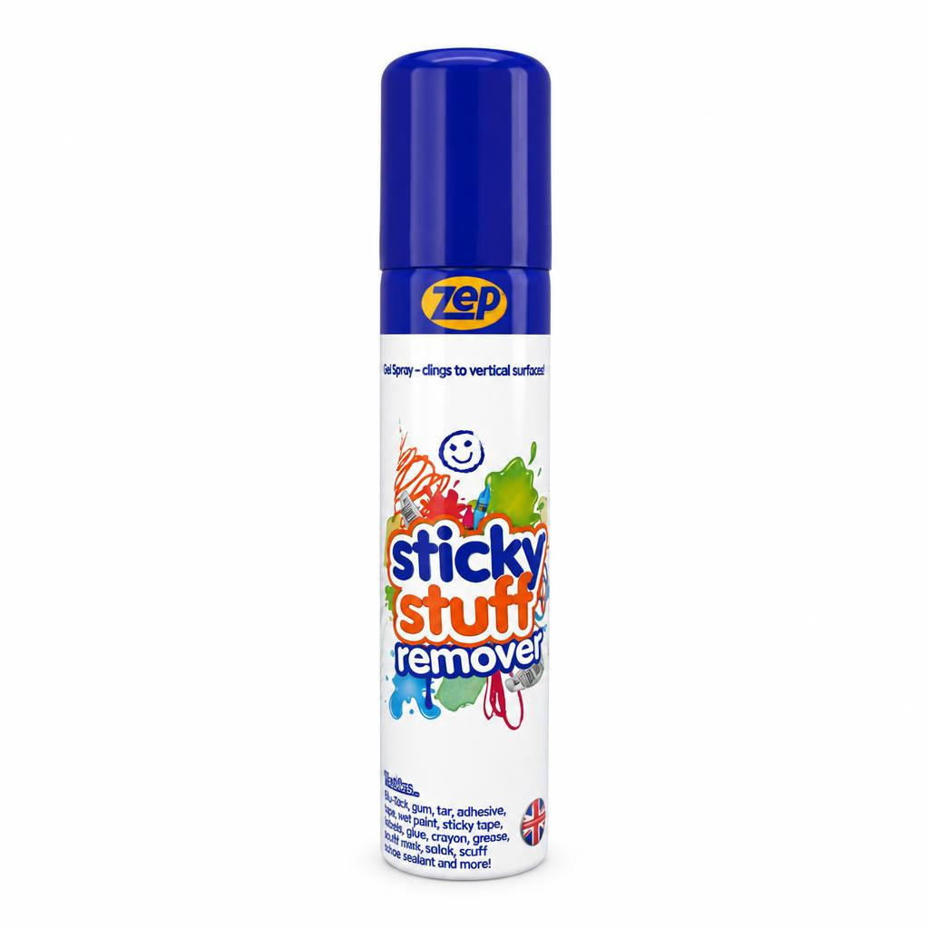 Front view of Zep Sticky Stuff Remover Gel Spray 100ml