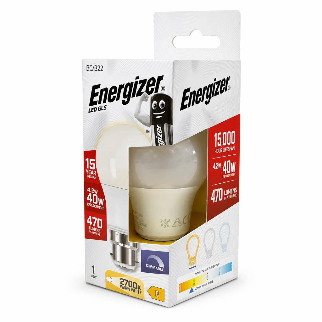 Energizer LED GLS Bulb front packaging