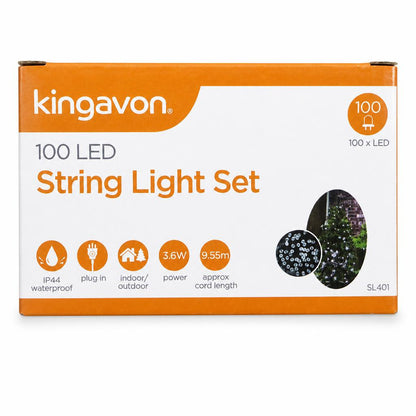 Kingavon 100 LED String Light Set packaging