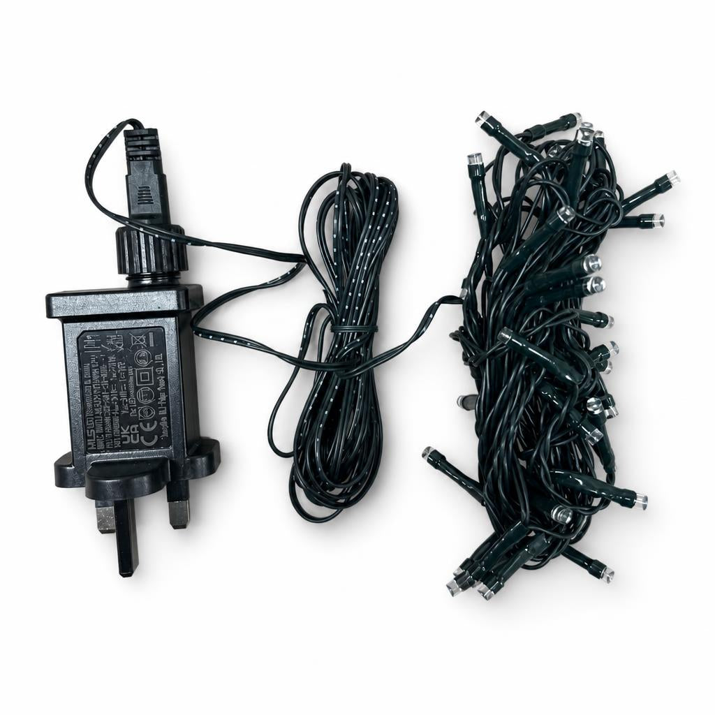 Kingavon String Light Set contents including adapter and lights