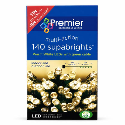Premier 140 Supabrights LED Lights packaging front