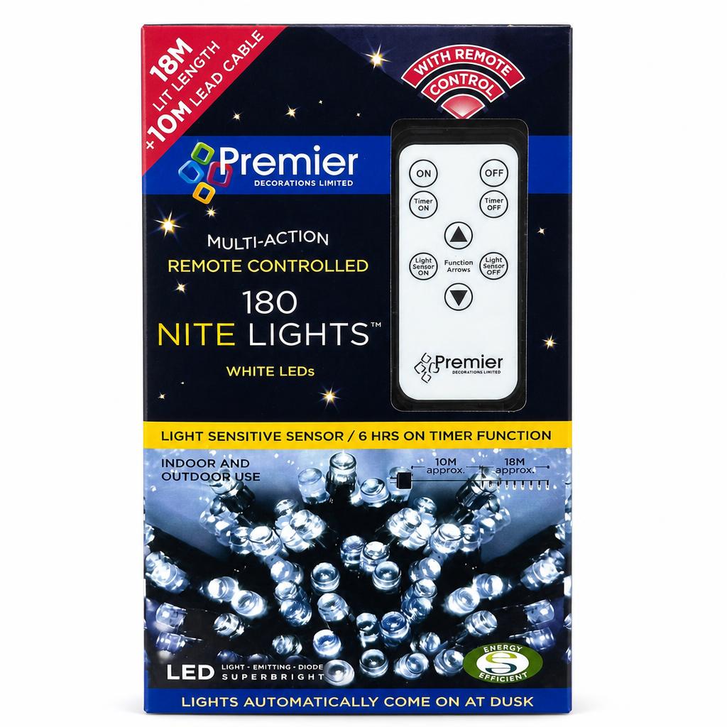 Premier 180 Multi-Action Nite Lights packaging front view