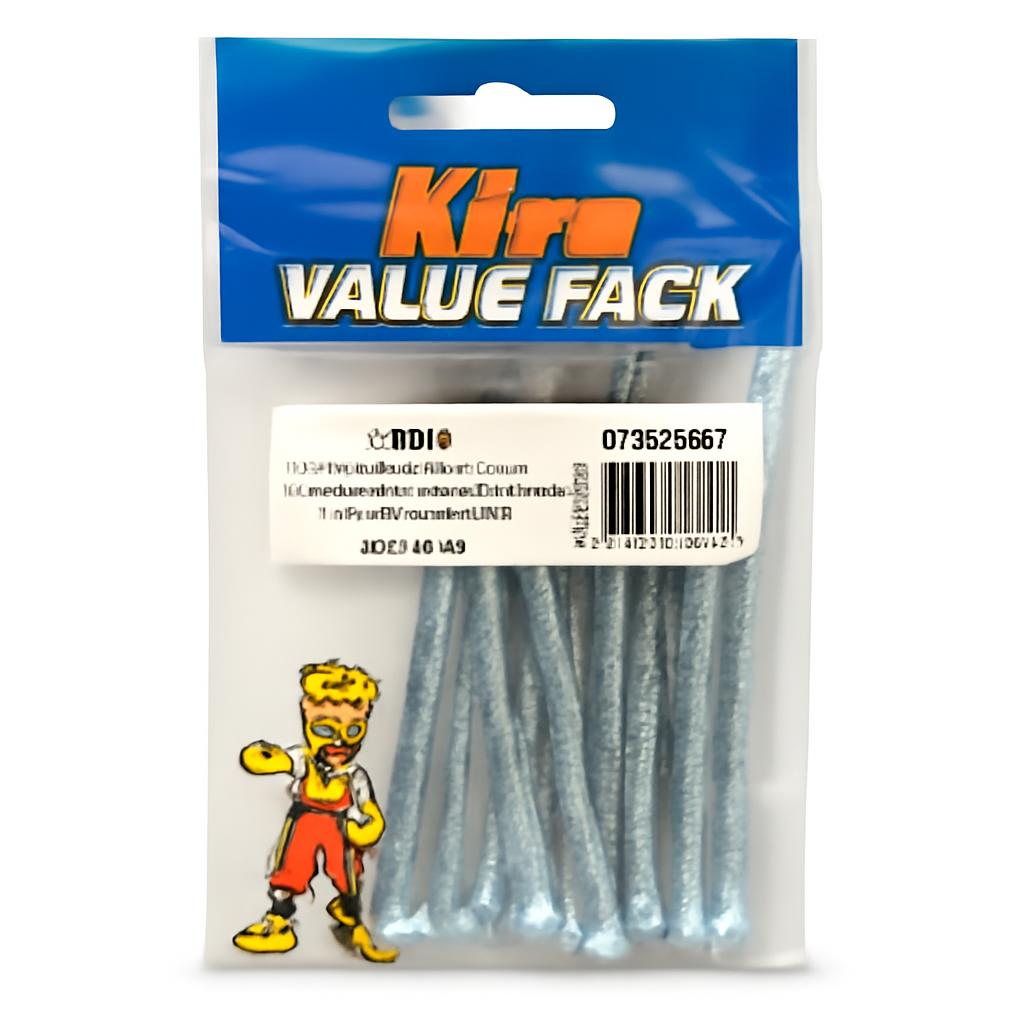 Xtra Value Pack 10x4 Pozi Countersunk Woodscrews in packaging front view
