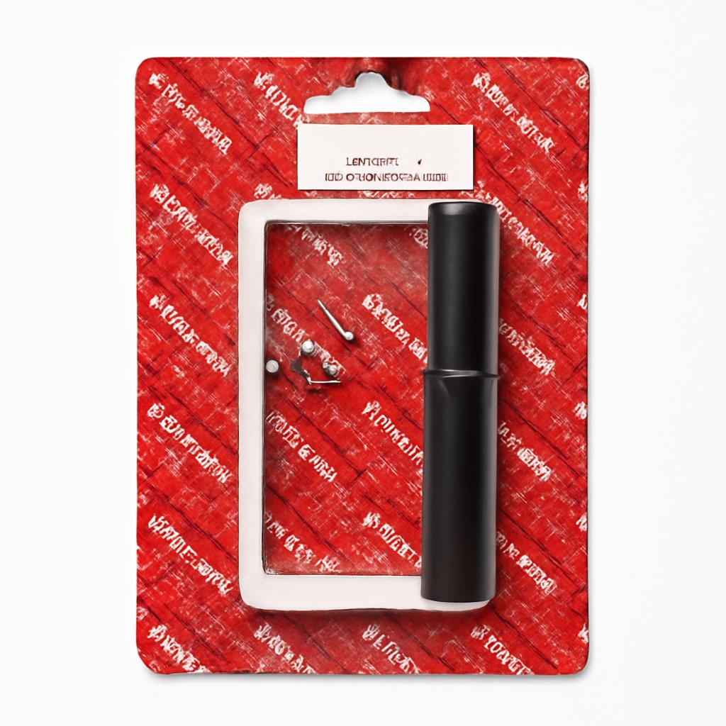 Close-up of Iron Works toilet roll holder packaging