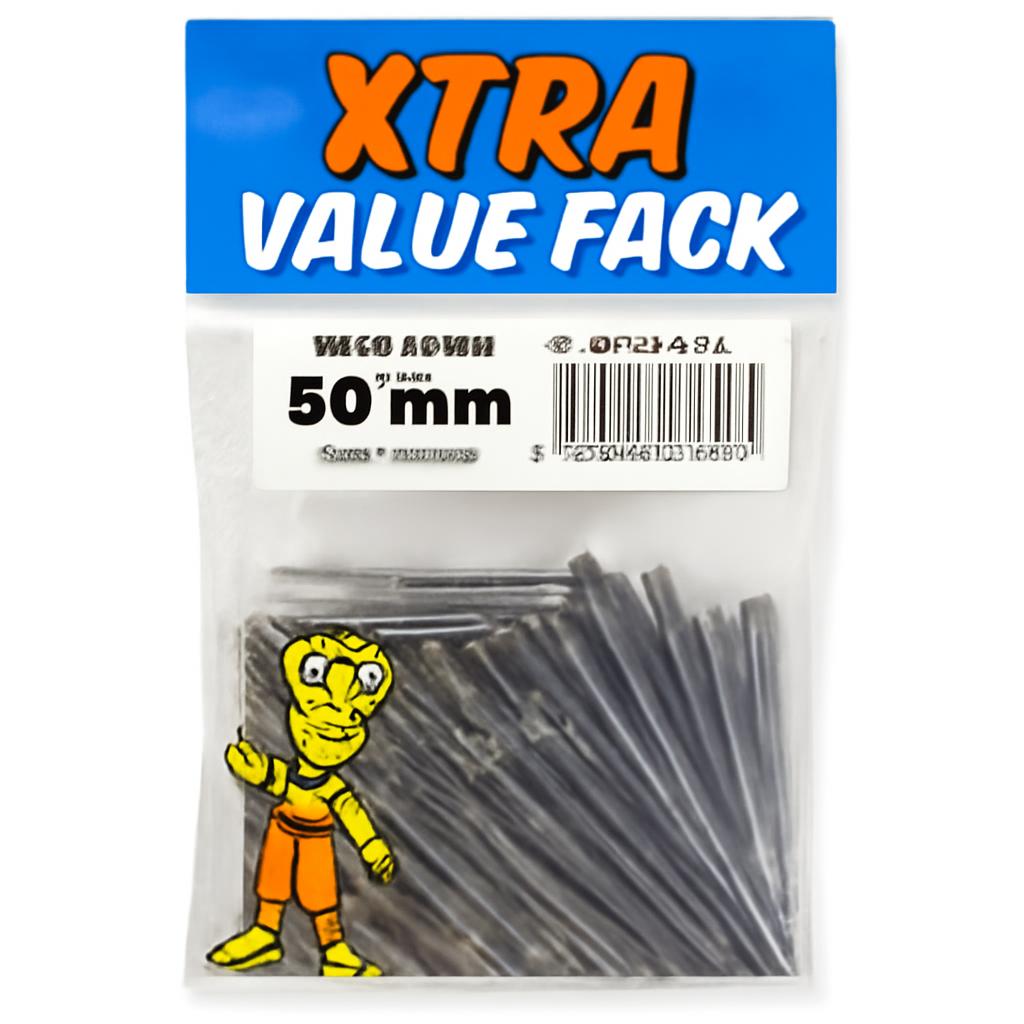 Xtra Value Pack Oval Nails 250g packaging close-up with barcode
