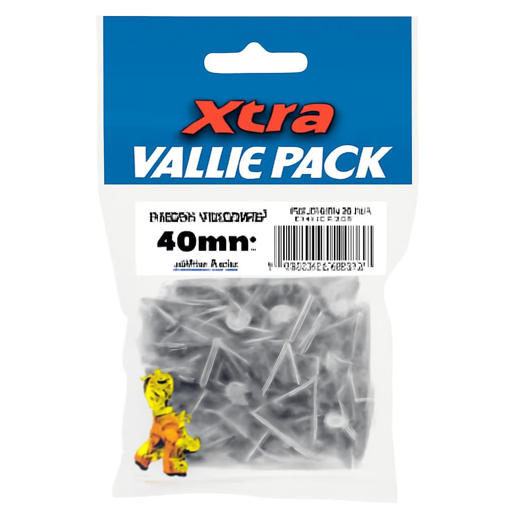 Xtra Galvanised Clout Nails 40mm Value Pack in resealable packaging