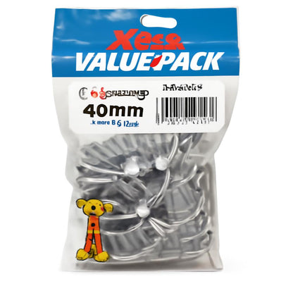 Close-up of Xtra Galvanised Clout Nails in packaging showing size and quantity information