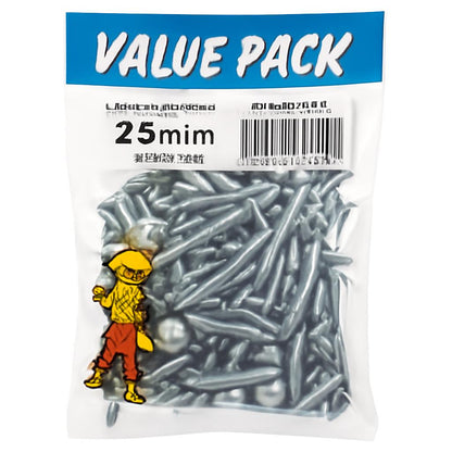 Close-up of Xtra Galvanised Clout Nails packaging