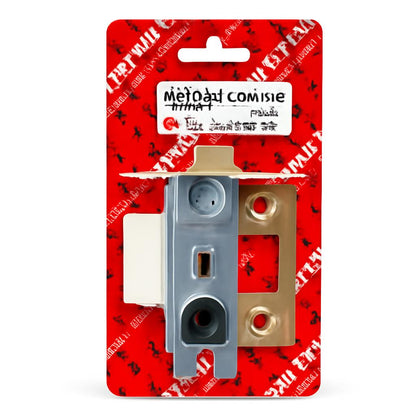 Iron Works Mortice Latch 63mm BP packaging front view