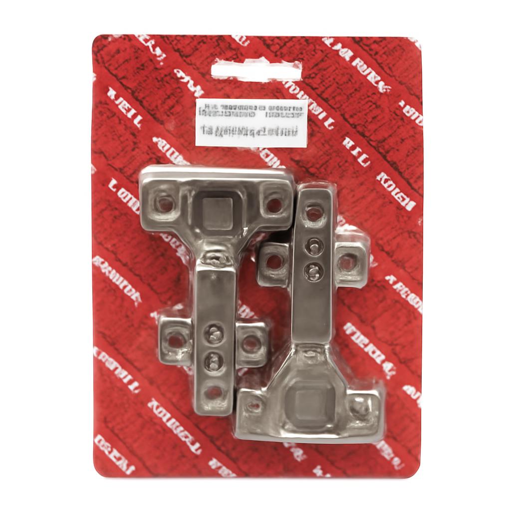 Iron Works Soft Close Cabinet Hinge on packaging