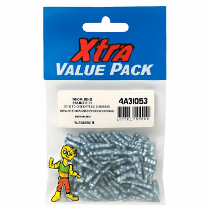 Xtra Value Pack of zinc-plated woodscrews back view