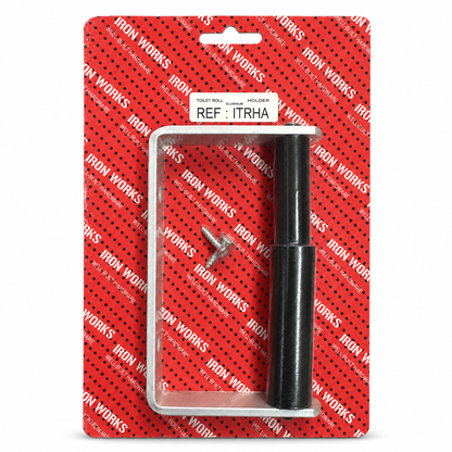 Iron Works Aluminium Toilet Roll Holder packaging