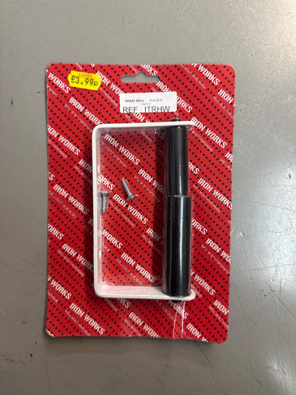 Iron Works toilet roll holder packaging front view