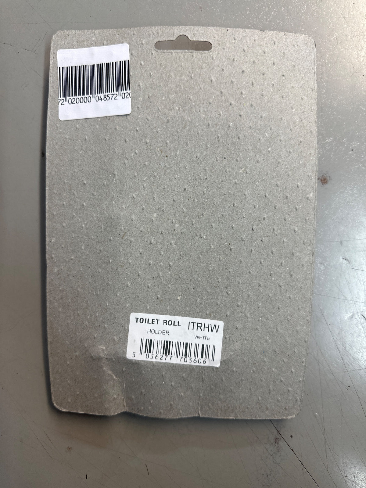 Iron Works toilet roll holder packaging back view